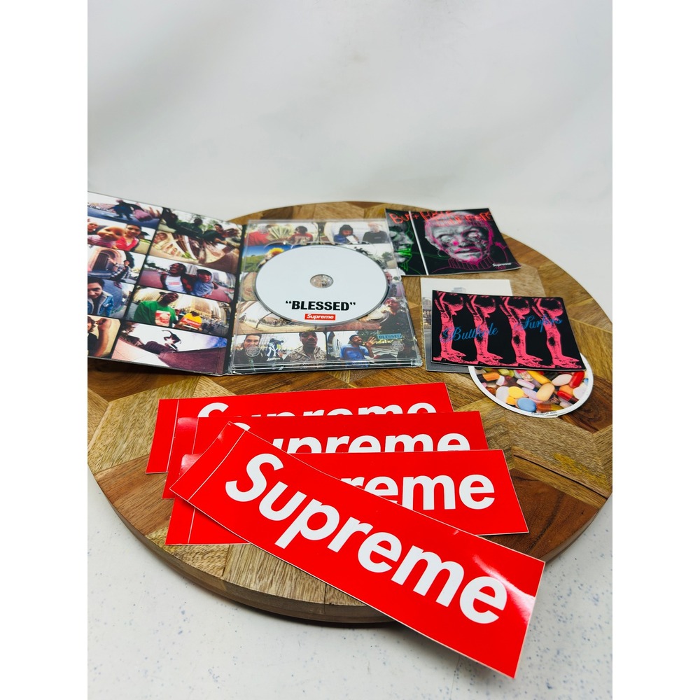 Supreme Blessed DVD 2018 with Stickers and Box Logo Decals Collectible